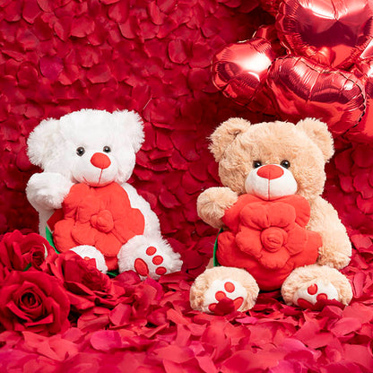 Teddy Bear with Flower - Valentines Day