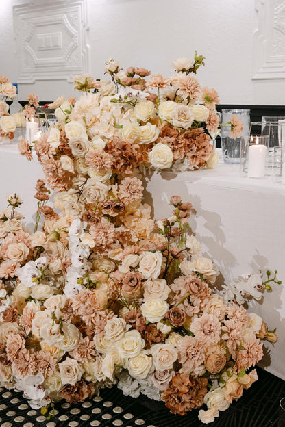 Nude Elegance Wedding Package – Full Reception Styling in Soft Neutral Tones