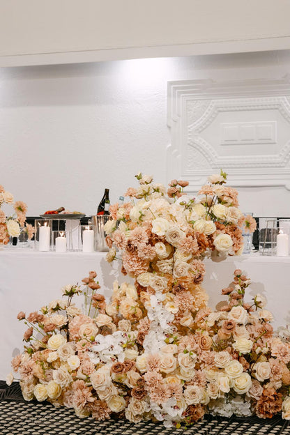 Nude Elegance Wedding Package – Full Reception Styling in Soft Neutral Tones